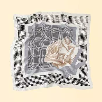 90 см квадратный большой квадратный шарф Four Seasons, роскошная декоративная рубашка, профессиональный платок, повязка на голову, солнцезащитный платок 90*90cm