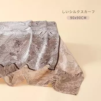90 см квадратный большой квадратный шарф Four Seasons, роскошная декоративная рубашка, профессиональный платок, повязка на голову, солнцезащитный платок 90*90cm