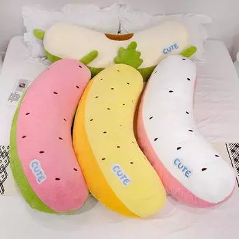 90 см мультяшные фрукты плюшевые игрушки фаршированные арбуз ананас дракон авокадо фрукты подушка креативный подарок для девочки плюшевая игрушка Do 90cm