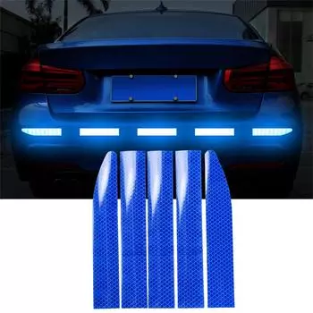 90 см светоотражающие наклейки для автомобиля, водонепроницаемая наклейка на задний багажник, предупреждающая о безопасности вождения автомобиля, предупреждающая полоса для предотвращения столкновений красный