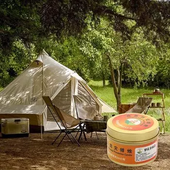 90G Аварийная свеча Предотвращение стихийных бедствий Отключение освещения Уличные бездымные свечи Железные банки Растительные свечи серебряный