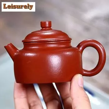 90ml Tradition Yixing Purple Clay Tea Pot Raw Ore Dahongpao Filter Teaware Handmade Beauty Teapot Customized Zisha Tea Infuser