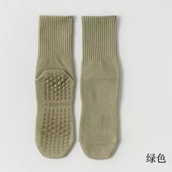 90percent cotton yoga socks mid-calf socks pure cotton non-slip silicone indoor fitness Pilates Uniform Size
