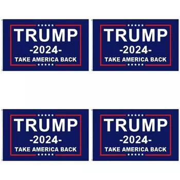 90x150 см Флаг Дональда Трампа Флаг Трампа 2024 для домашнего декора (ВЕРНИТЕ АМЕРИКУ)