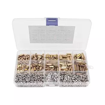 910 штук NUZAMAS M3 материнская плата винт стойка мужской женский распорка набор с латунными винтами для ноутбука DIY для компьютерной сборки цепи