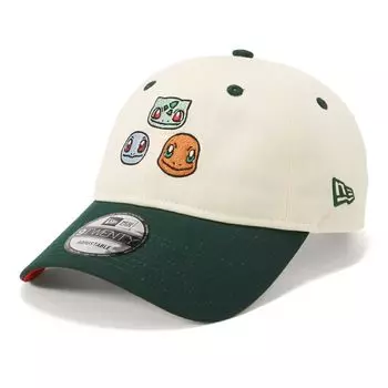 920 Кепка Pokemon 3MONSTERS 14124361 Хром белый x Темно-зеленый [Новая Эра]