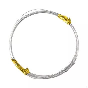 925 пробы, проволока для бисероплетения, гибкая самодельная бижутерия, шнур для моделирования, для 0.4mm