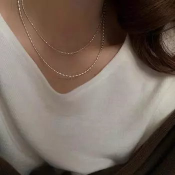 925 пробы стерлингового серебра бусины цепи колье колье для женщин Mnimalist lavicle цепи свадебные украшения для вечеринки