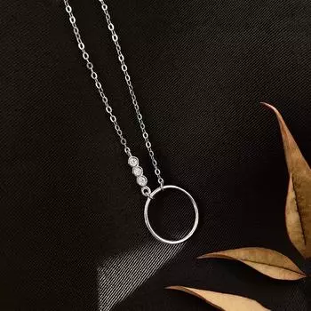 925 пробы стерлингового серебра круглый чокер ожерелье для женщин фианитами изящное ювелирное ожерелье минималистичные аксессуары подарок S-N728