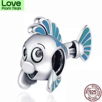 925 пробы стерлингового серебра маленький палтус Froude Charm Fit браслет и изготовление браслетов модные украшения своими руками для женщин