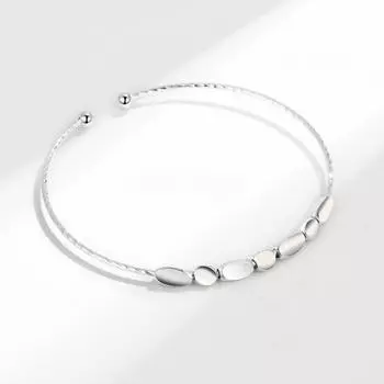 925 пробы стерлингового серебра золотого цвета регулируемый браслет с бусинами и браслет для женщин элегантные ювелирные изделия вечеринка свадьба подарок золотой