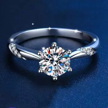 925 Pure Ring Женский подарок Любовнику Кольцо с предложением 5