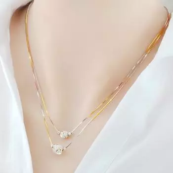 925 Серебряное Ожерелье Темперамент Серебряное Ожерелье Личность Мода Ключица Цепочка Дамы Ювелирные Изделия