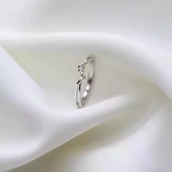 925 Серебряное Простое Открытие Линии Женское Кольцо Мода Специальный Интерес Геометрическое Кольцо Ins Корейский Стиль Нормкор Орнамент opening adjustable