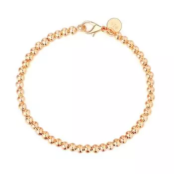 925 Серебряных Золотых Бусин Браслеты Цепи Для Женщин Модные Ювелирные Изделия золотой