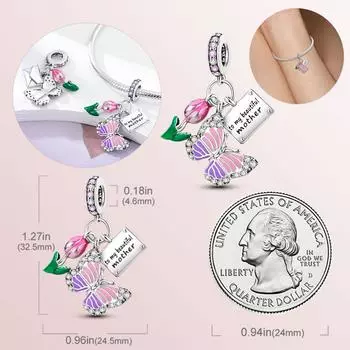 925 серебряный цвет мышь кошка металлические бусины для женщин 925 оригинальные браслеты бусины Plata De Ley 925 подвески магазины для изготовления ювелирных изделий