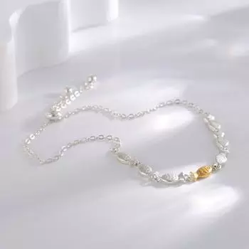 925 silver annual fish bracelet female small fish pulling rope Japanese and Korean version cold wind jewelry gift 925 silver
