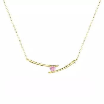 925 Silver Chopsticks Necklace Premium Cross Love Necklace Ins French Delicate Smile Clavicle Chain 925 Silver