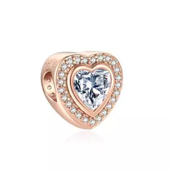 925 Silver Plated Rose Gold Feather Snowflakes Pineapple Fine Beads Fit Original Charms Bracelet Women DIY Jewelry