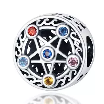 925 Серебряный браслет Six Stars Gathering Lux Luxury, браслет в стиле «сделай сам», аксессуары для браслета из бусин, подарок на день святого Валентина на день рождения