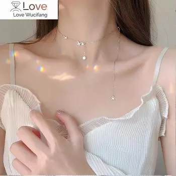 925 стерлингового серебра блестящий кулон бабочка ожерелье для женщин бант цепочка чокер ювелирные изделия подарок