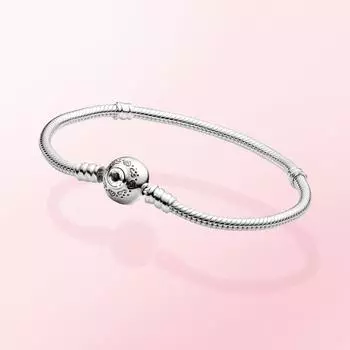 925 стерлингового серебра браслет принцессы лилии браслет для шарма Diy ювелирные изделия женский браслет подарок 16cm