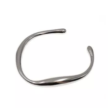 925 стерлингового серебра геометрический массивный браслет для женщин нерегулярный открытый браслет-манжета ювелирные изделия S-B469