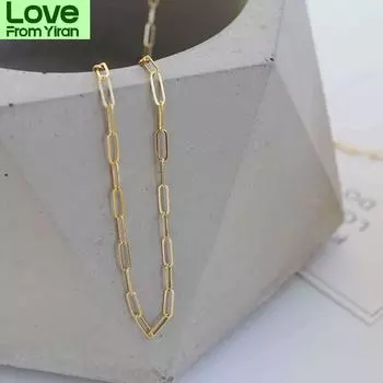 925 стерлингового серебра массивная цепь ожерелье для женщин ожерелье ювелирные изделия для вечеринок подарки новые