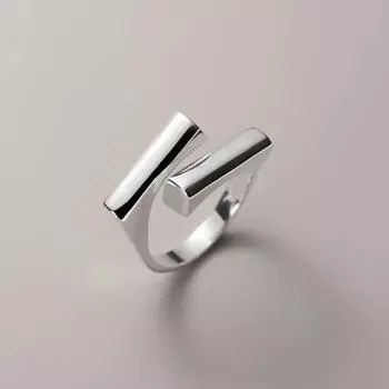 925 стерлингового серебра модные кольца для женщин геометрические нерегулярные регулируемые отверстие палец кольцо роскошные ювелирные изделия подарки вечерние аксессуары кольцо
