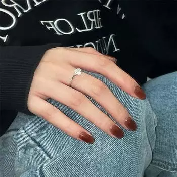 925 стерлингового серебра персонализированное циркон любовное кольцо модное открывающееся регулируемое невыцветающее ювелирное изделие женское изысканное высокое чувство opening adjustable