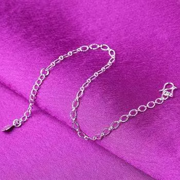 925 стерлингового серебра полые круглые браслеты с подвесками и браслеты для женщин свадебные браслеты для женщин помолвка вечеринка SL343