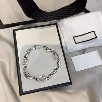 925 стерлингового серебра ретро переплетение мужской и женский браслет модный тренд дикая пара юбилей вечеринка роскошный бренд ювелирные изделия 18cm