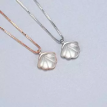 925 стерлингового серебра сладкая ракушка ключица цепочка ожерелье для женщин кулон ожерелье ювелирные изделия подарки