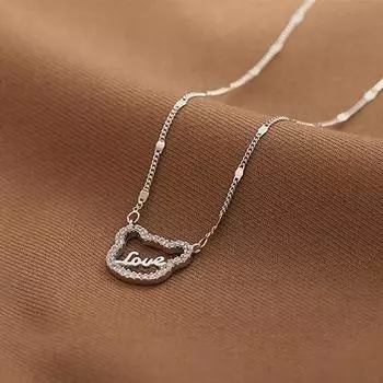 925 стерлингового серебра животных медведя ожерелье для женщин ключицы цепи ювелирные изделия для вечеринки чокер dz712