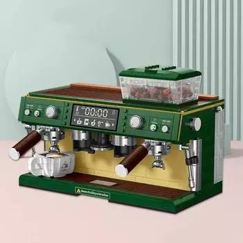 928 шт. мини-блоки, детские строительные игрушки, кирпичи «сделай сам», головоломка для девочек и мальчиков, кофемашина, праздничный подарок, домашний декор, DZ6017, без коробки