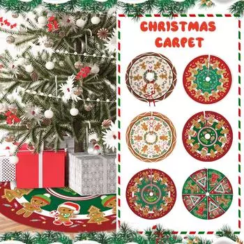 92 см Юбка для рождественской елки Рождественское украшение Юбка для елки Сани Украшение для рождественской елки One Size