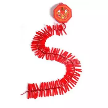 92LED 1.35m светодиодная электронная хлопушка лампа AC220V звук новогодний китайский декор CHINA