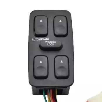 93570-28001 Переключатель электростеклоподъемников Window DriveSwitch для Hyundai Elantra 1992-1994, 4-дверный чёрный