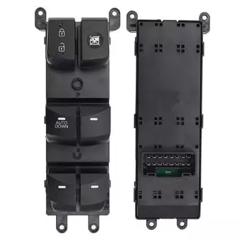 93570-A5010,93570-A5100 Электрический переключатель управления стеклоподъемником Замена переключателя стеклоподъемника для Hyundai Elantra GT 14-16 I30,2013-2017 чёрный