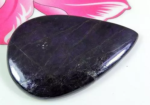 94Cts. Натуральный пурпурит груша кабошон россыпью драгоценный камень 33X51X05 MM PP-1489