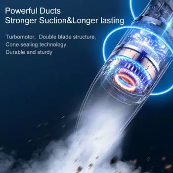 95000PA Автомобильный пылесос с сильным всасыванием, беспроводной мини-ручной портативный автомобильный домашний настольный мощный беспроводной пылесос