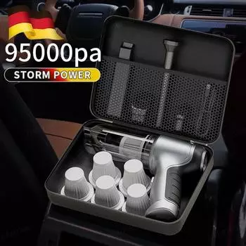 95000Pa Беспроводной Портативный Пылесос Автомобильный Пылесос Ручной Мини ForCar Домашний Настольный Чистка Клавиатуры Беспроводной Пылесос