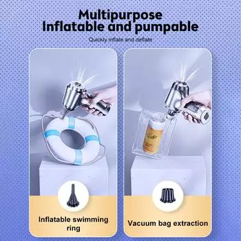 95000Pa Мини-пылесос Автомобильный беспроводной пылесос Влажный сухой пылесос Беспроводной ручной автоматический пылесос для дома и автомобиля Двойное использование