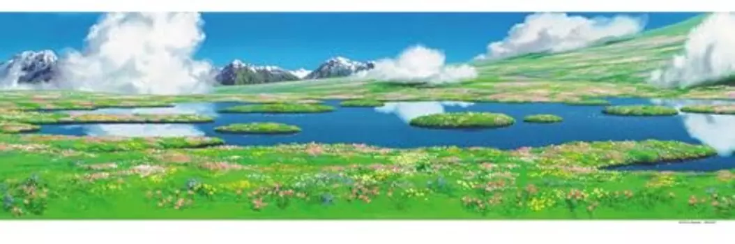 950-204 из Secret Garden of 950 Piece Studio Ghibli Background Art Series Howl