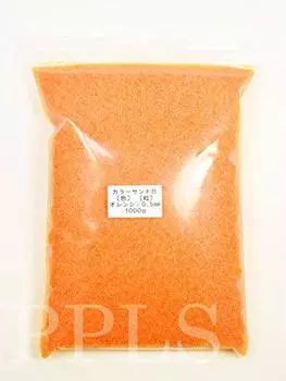 952 PPLS Цвет Песок Мелкое зерно J Оранжевый 1000 г Зерно 0,5 мм оранжевый