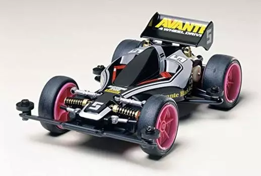 95501 Tamiya Mini 4WD Avante Black Special Type 2 Chassis чёрный