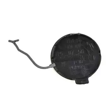 95850515500 95850515600 Замена бампера для буксировочного крюка, 2 шт., крышка проушины для буксировочного крюка, передний бампер, пластик, черный, передний CHINA