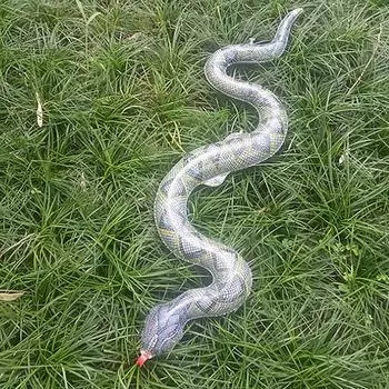 95 см Хэллоуин Сад Газон Трюк Реквизит Бионическая Игрушка Для Детей Надувная Змея 1 pcs