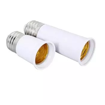 95mm E27 To E27 Extender Light Bulb Screw Socket Lamp Holder Adapter Converter E27 Lamp Holder for LED Bulb Lamp 1PCS