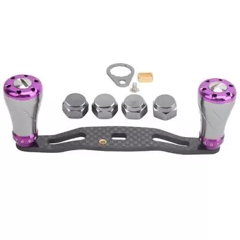 95MM спиннинговая катушка качающаяся ручка рукоятка левая правая рыболовное колесо ручка замена пистолет фиолетовый